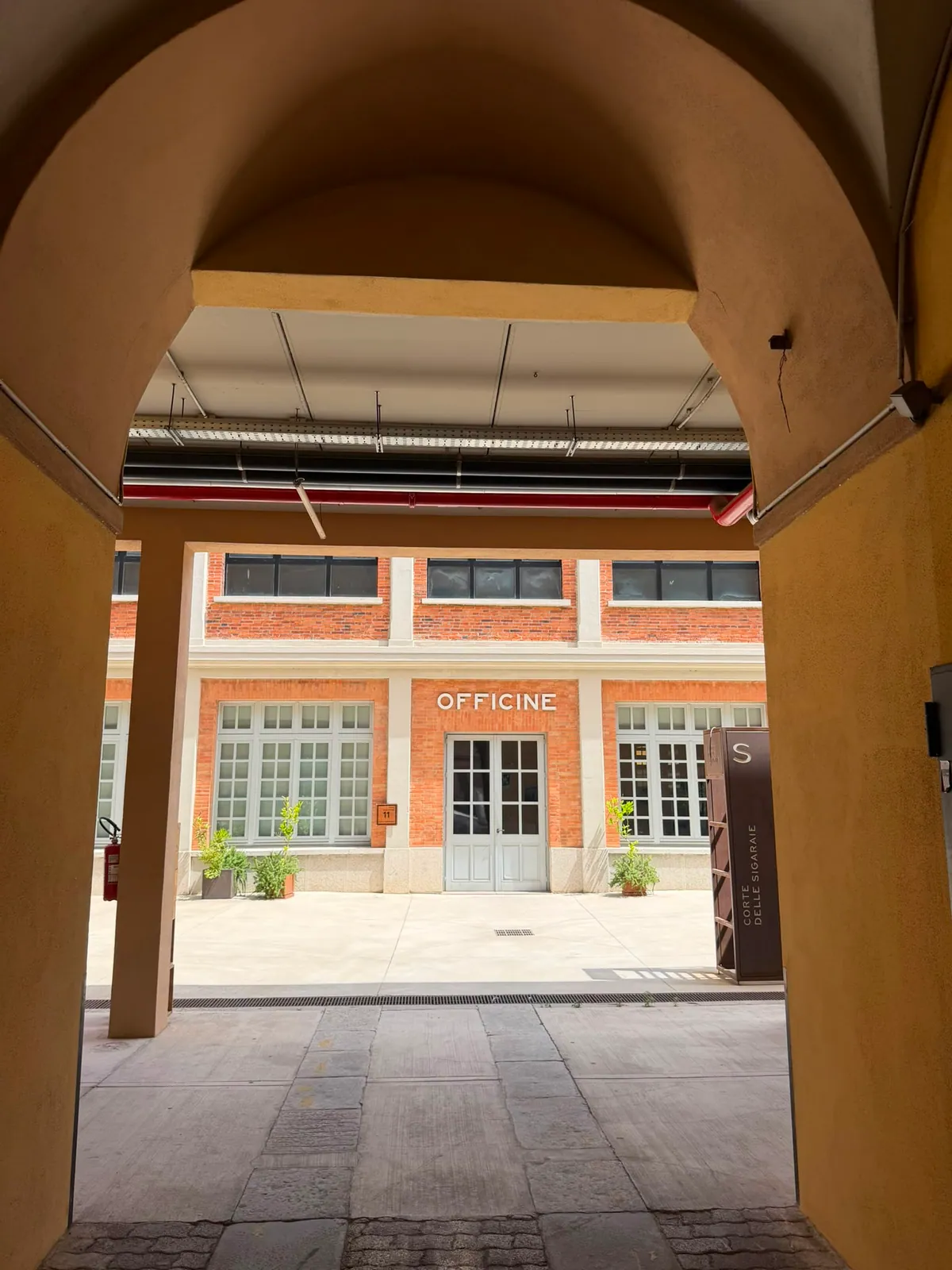 Opificio Innova — L'Ingresso